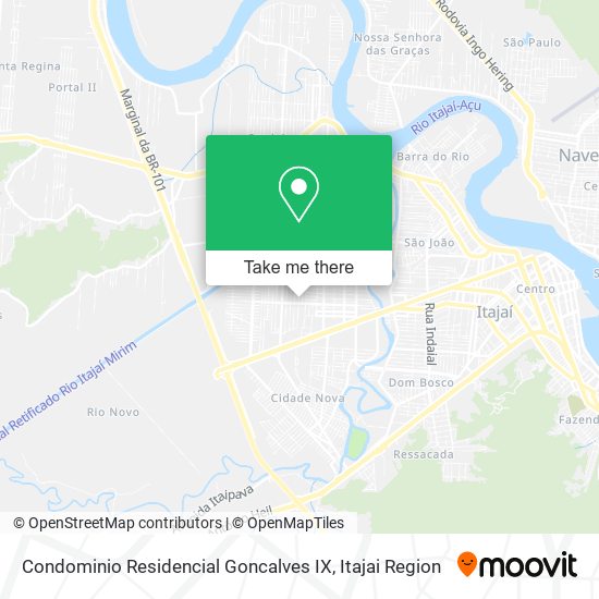 Mapa Condominio Residencial Goncalves IX