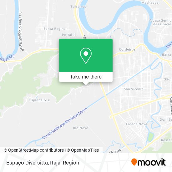 Espaço Diversittá map