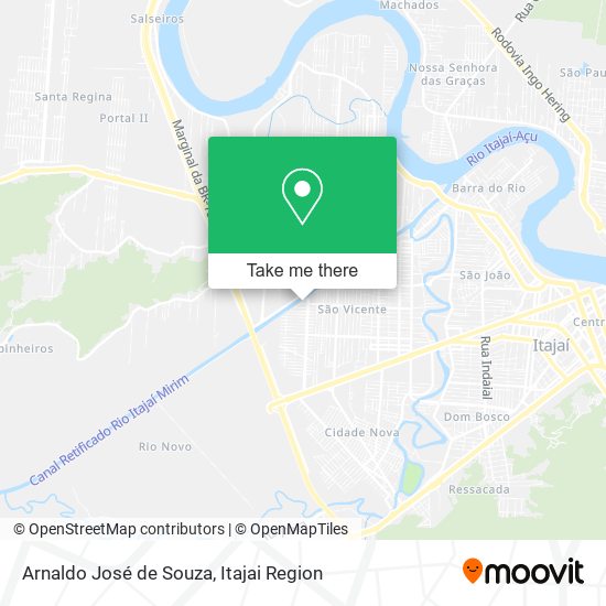 Arnaldo José de Souza map