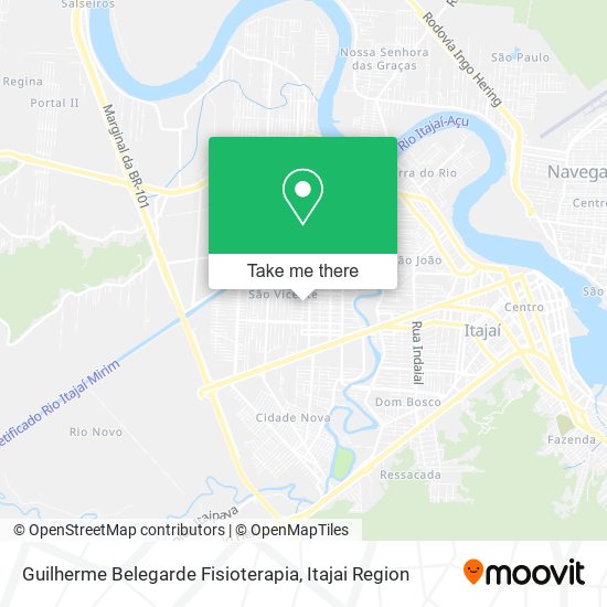 Guilherme Belegarde Fisioterapia map