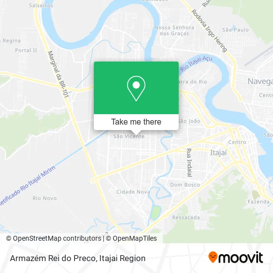 Armazém Rei do Preco map