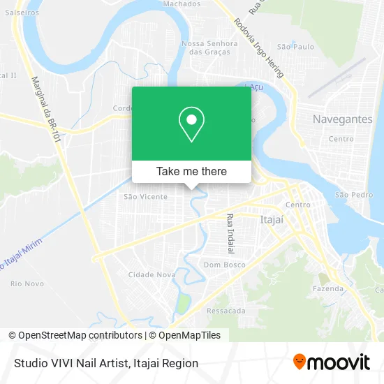 Studio VIVI Nail Artist map