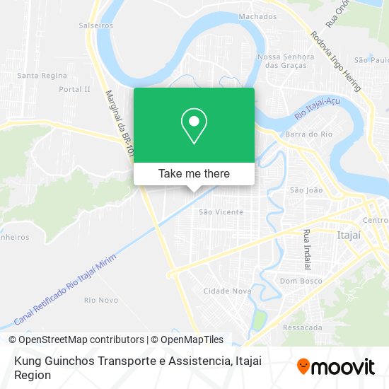 Kung Guinchos Transporte e Assistencia map