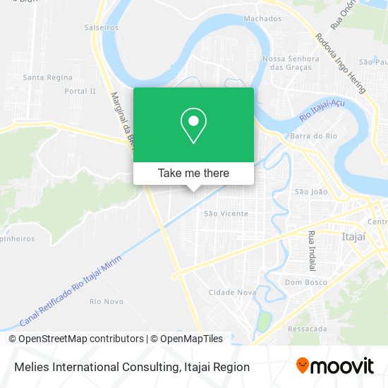 Mapa Melies International Consulting