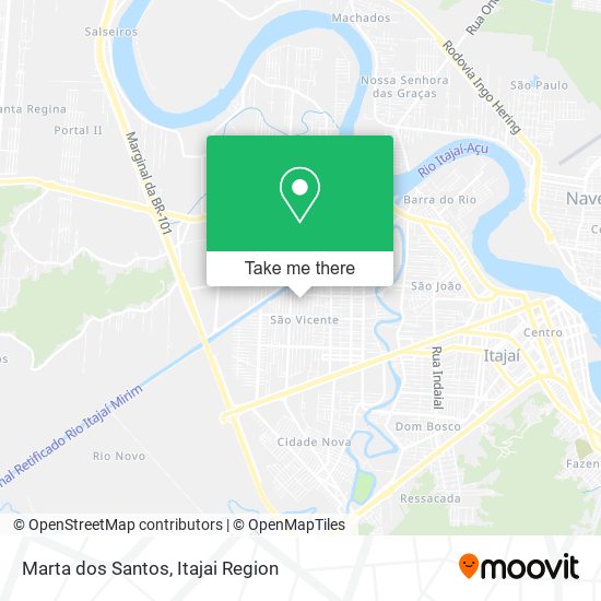 Mapa Marta dos Santos