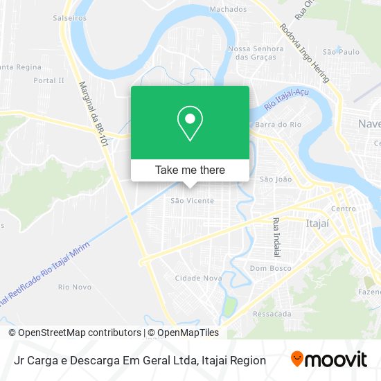 Jr Carga e Descarga Em Geral Ltda map