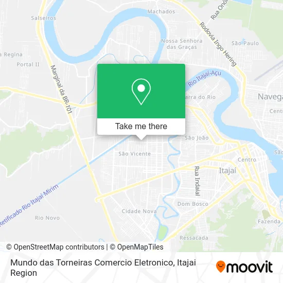 Mundo das Torneiras Comercio Eletronico map