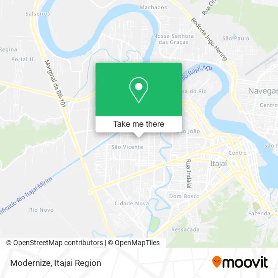Modernize map