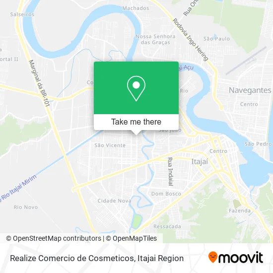 Realize Comercio de Cosmeticos map