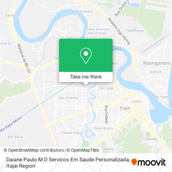 Daiane Paulo M.D Servicos Em Saude Personalizada map
