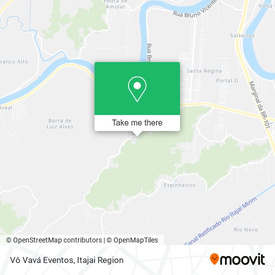 Vô Vavá Eventos map