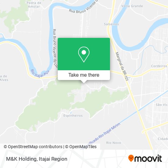 M&K Holding map