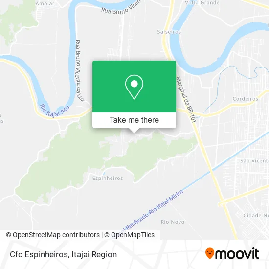 Cfc Espinheiros map