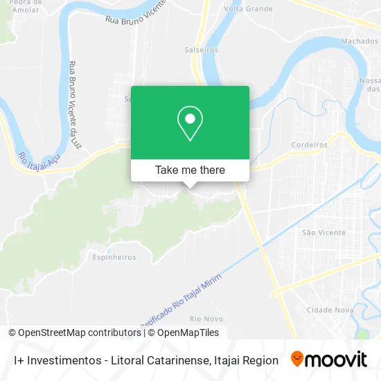 I+ Investimentos - Litoral Catarinense map