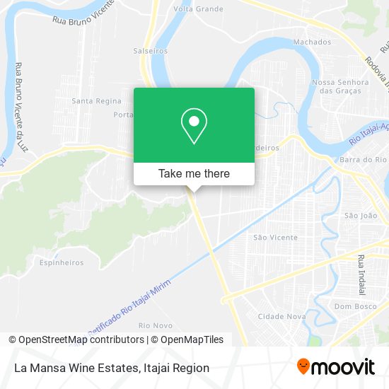 La Mansa Wine Estates map