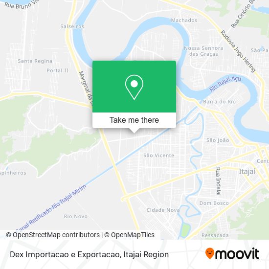 Dex Importacao e Exportacao map