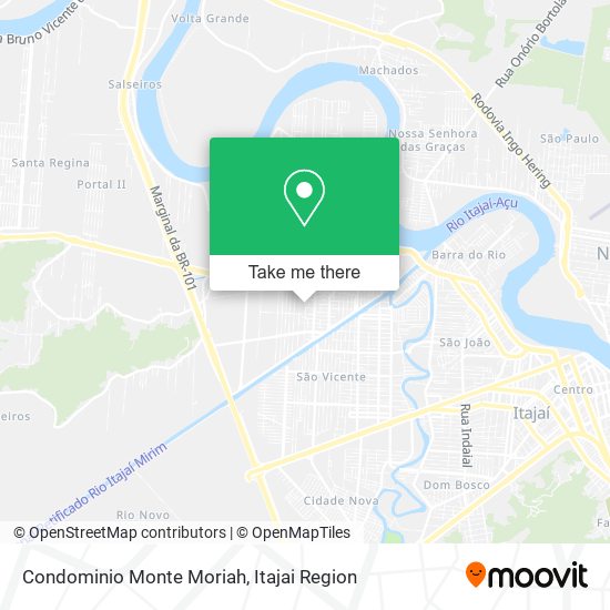 Condominio Monte Moriah map