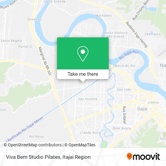 Viva Bem Studio Pilates map