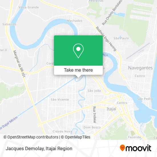 Jacques Demolay map