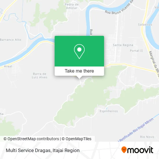 Multi Service Dragas map