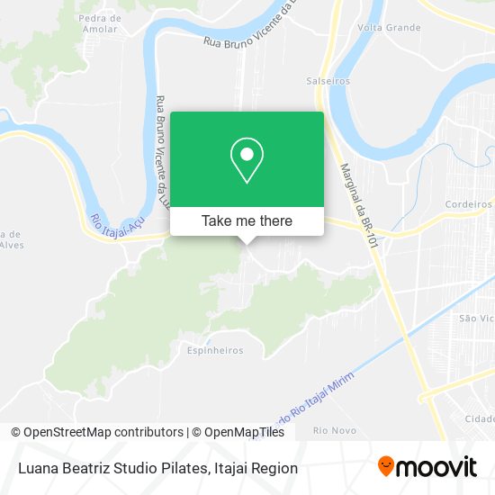 Luana Beatriz Studio Pilates map