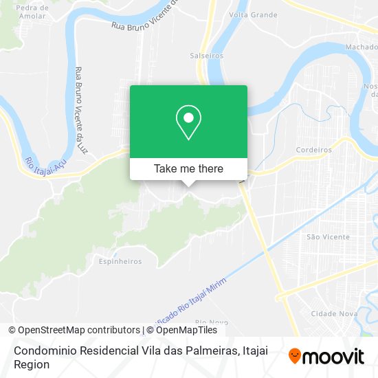 Condominio Residencial Vila das Palmeiras map