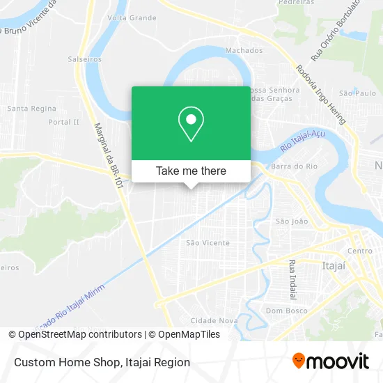 Custom Home Shop map