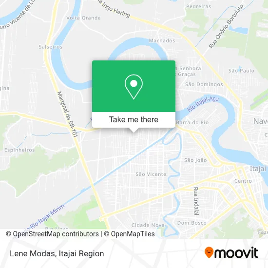 Lene Modas map