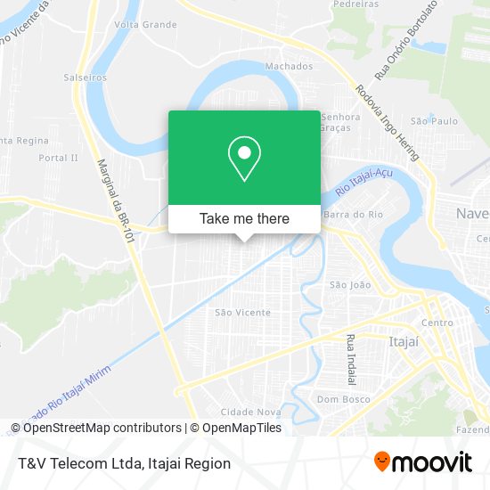 T&V Telecom Ltda map