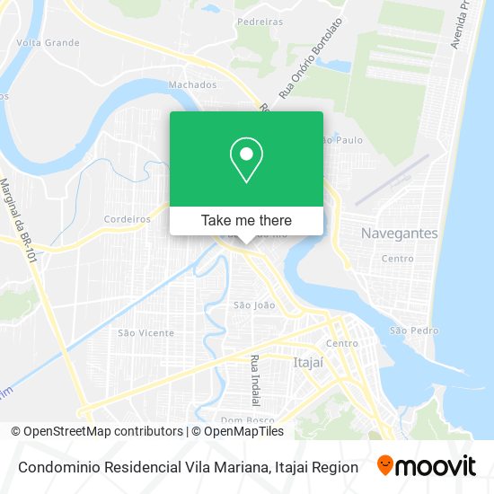 Condominio Residencial Vila Mariana map