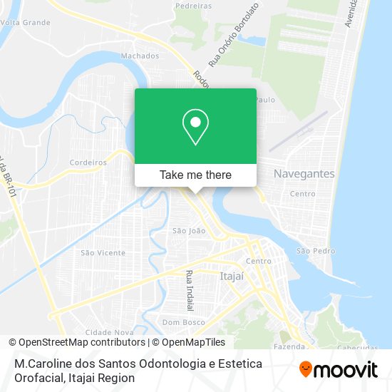 Mapa M.Caroline dos Santos Odontologia e Estetica Orofacial