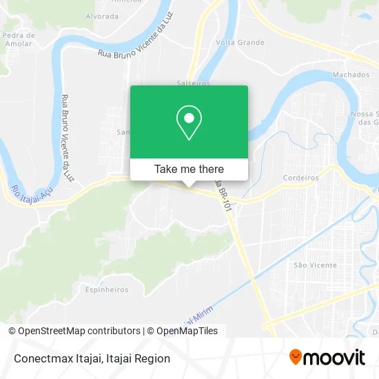 Conectmax Itajai map