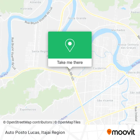 Auto Posto Lucas map