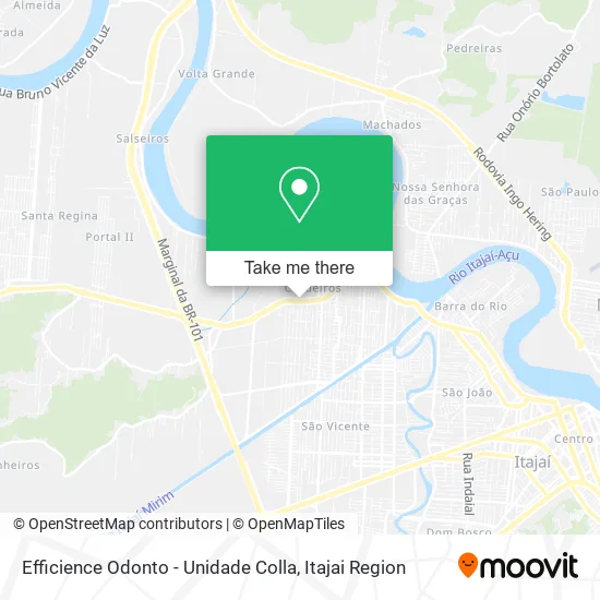 Efficience Odonto - Unidade Colla map