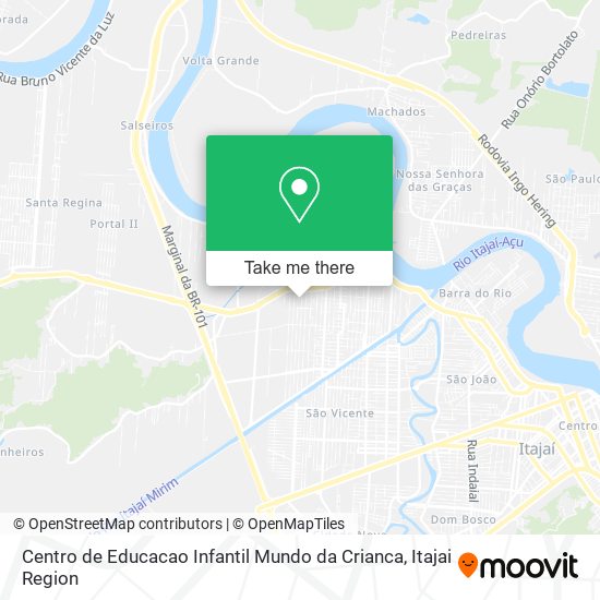 Centro de Educacao Infantil Mundo da Crianca map