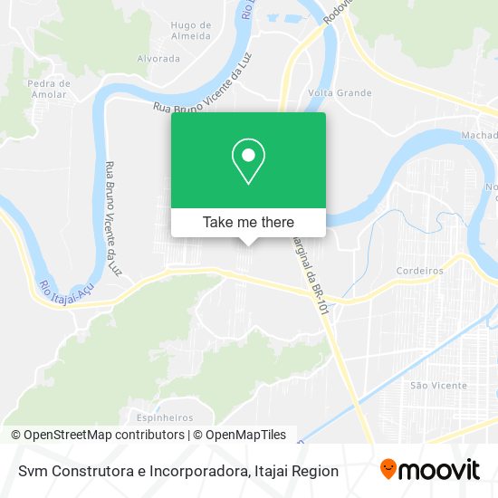 Svm Construtora e Incorporadora map