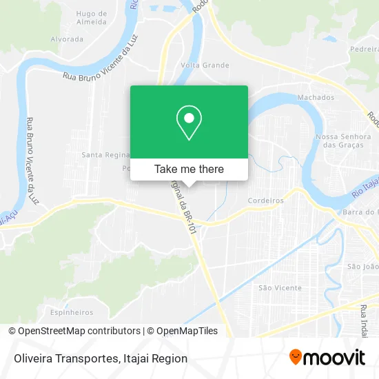 Oliveira Transportes map