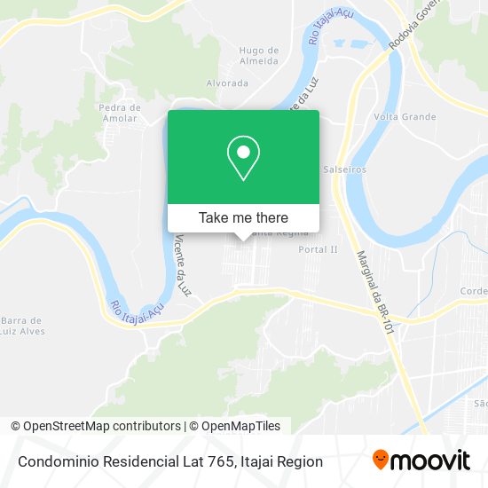 Mapa Condominio Residencial Lat 765