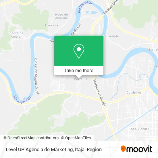 Level UP Agência de Marketing map