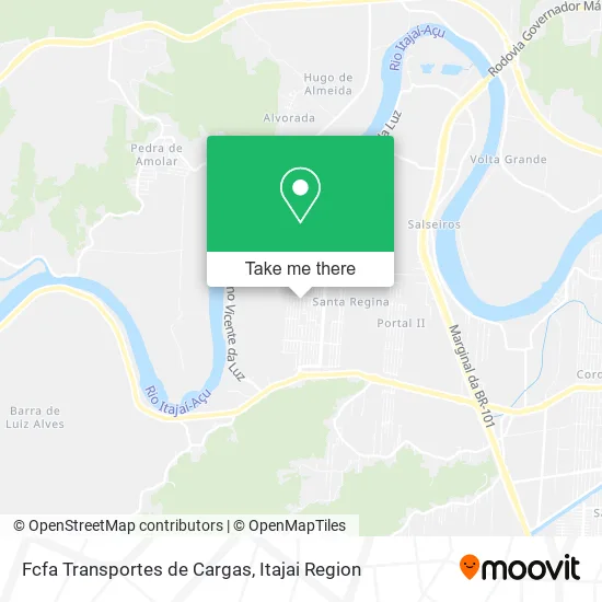 Fcfa Transportes de Cargas map