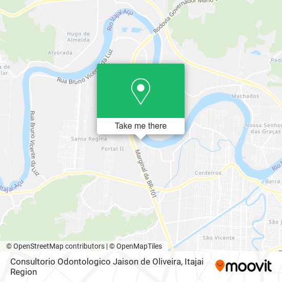 Consultorio Odontologico Jaison de Oliveira map