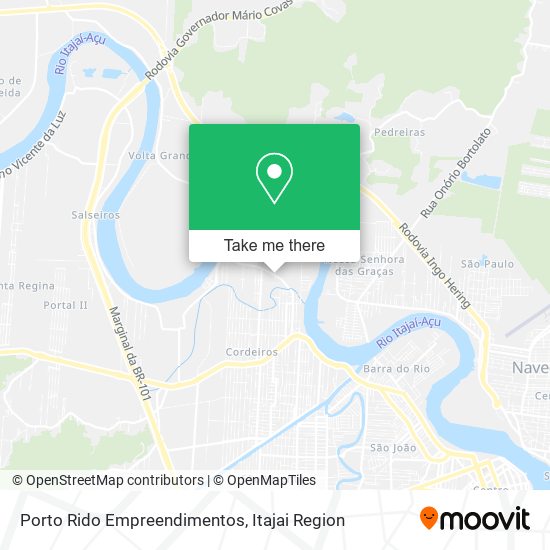 Porto Rido Empreendimentos map