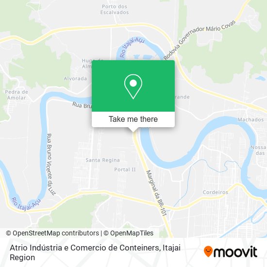 Atrio Indústria e Comercio de Conteiners map