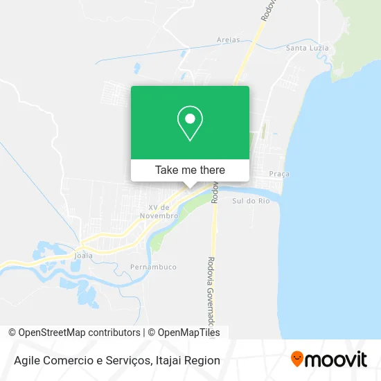 Agile Comercio e Serviços map