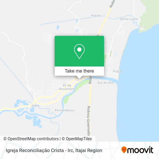 Igreja Reconciliação Crista - Irc map
