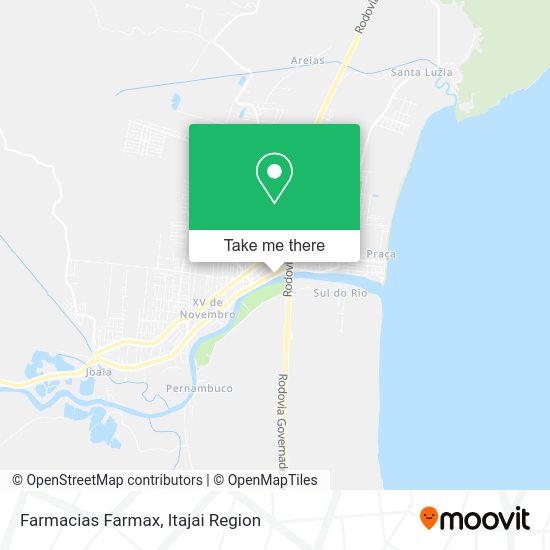 Farmacias Farmax map