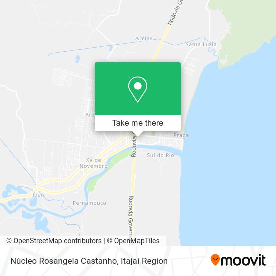 Núcleo Rosangela Castanho map