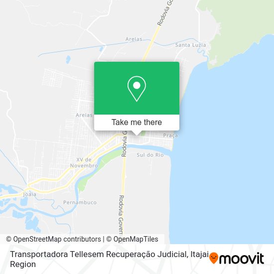 Transportadora Tellesem Recuperação Judicial map