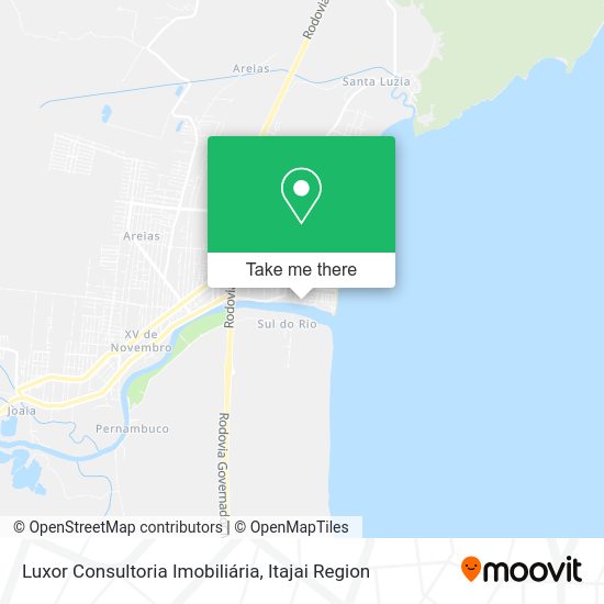 Luxor Consultoria Imobiliária map