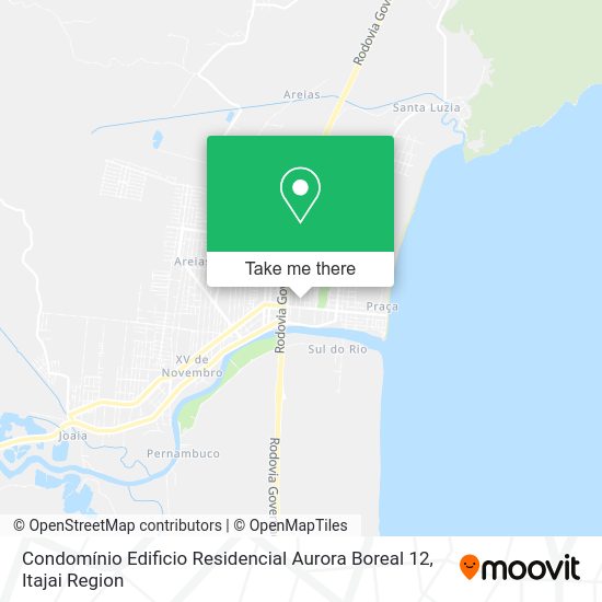 Condomínio Edificio Residencial Aurora Boreal 12 map
